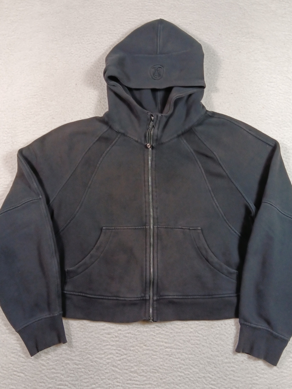 Lululemon Hoodie Womens XL/XXL Black Scuba Oversized Boxy Athleisure Gym